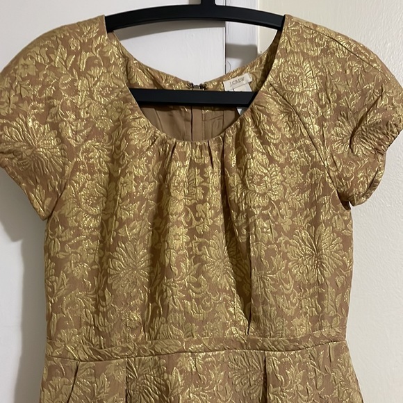 J Crew Gold Dress - Picture 2 of 6